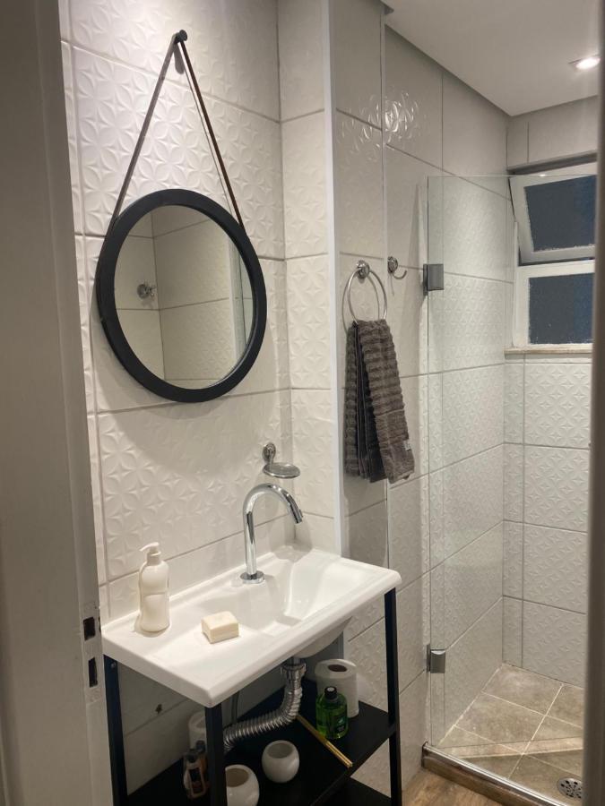 Apartamento Agradavel Em Santos Na Rua Da Praia. Exterior photo